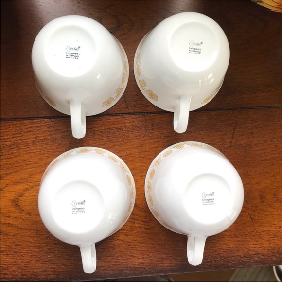 Vintage Corelle Butterfly Gold Cups - Picture 3 of 5